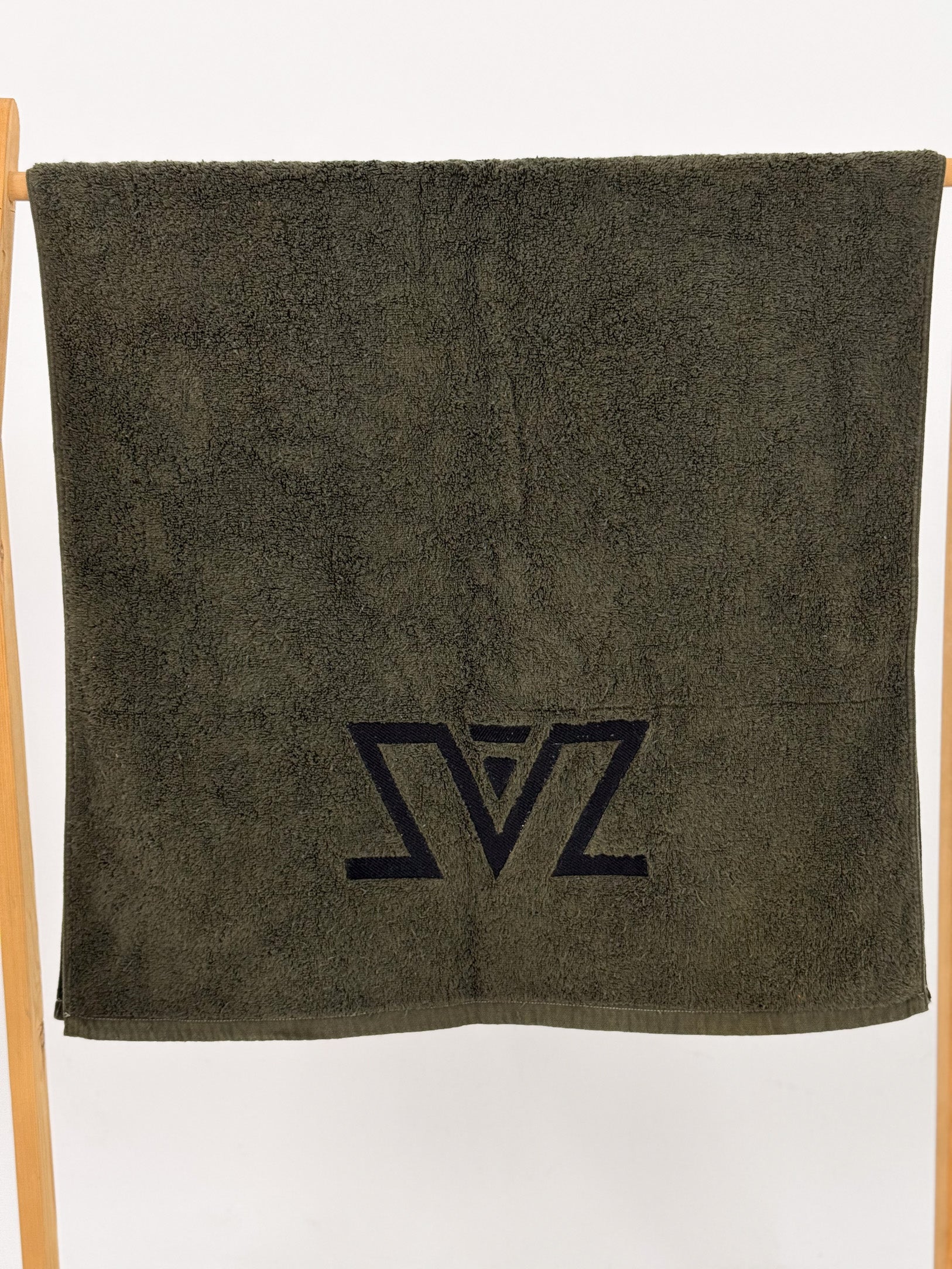 Summer beach towel-Coastal Olive