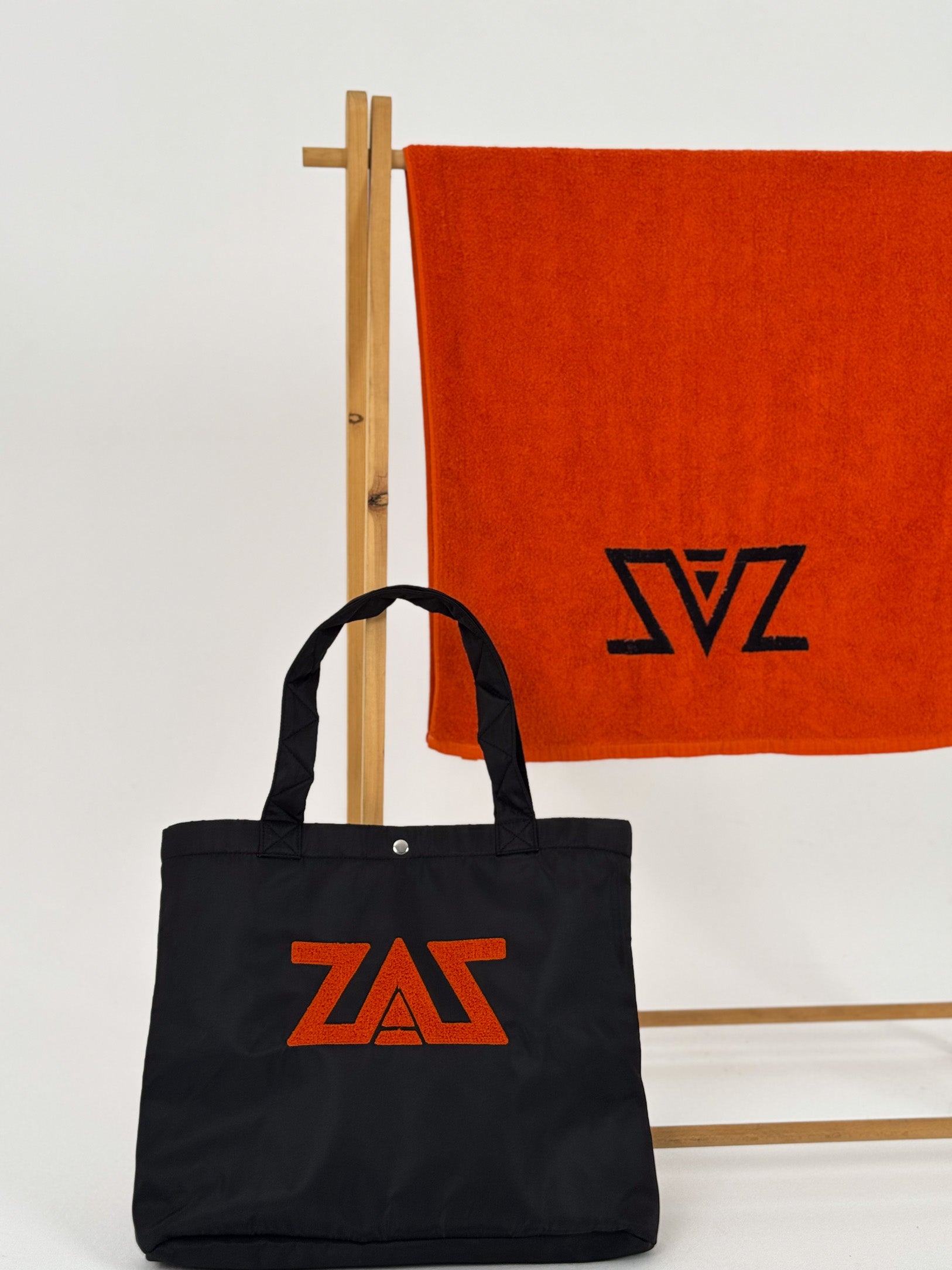 Summer beach towel-Tangerine Orange