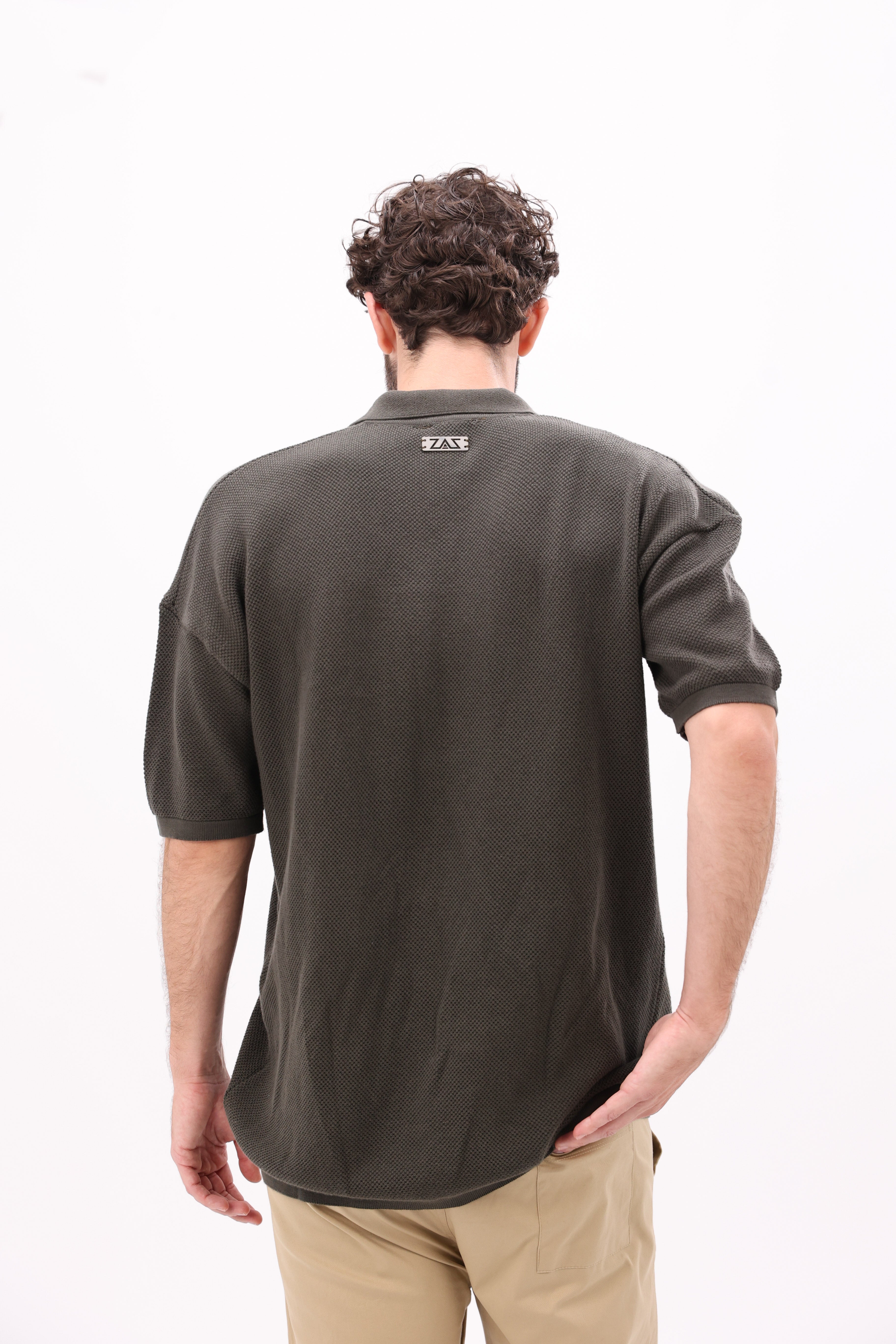 Olive Knitted Shirt