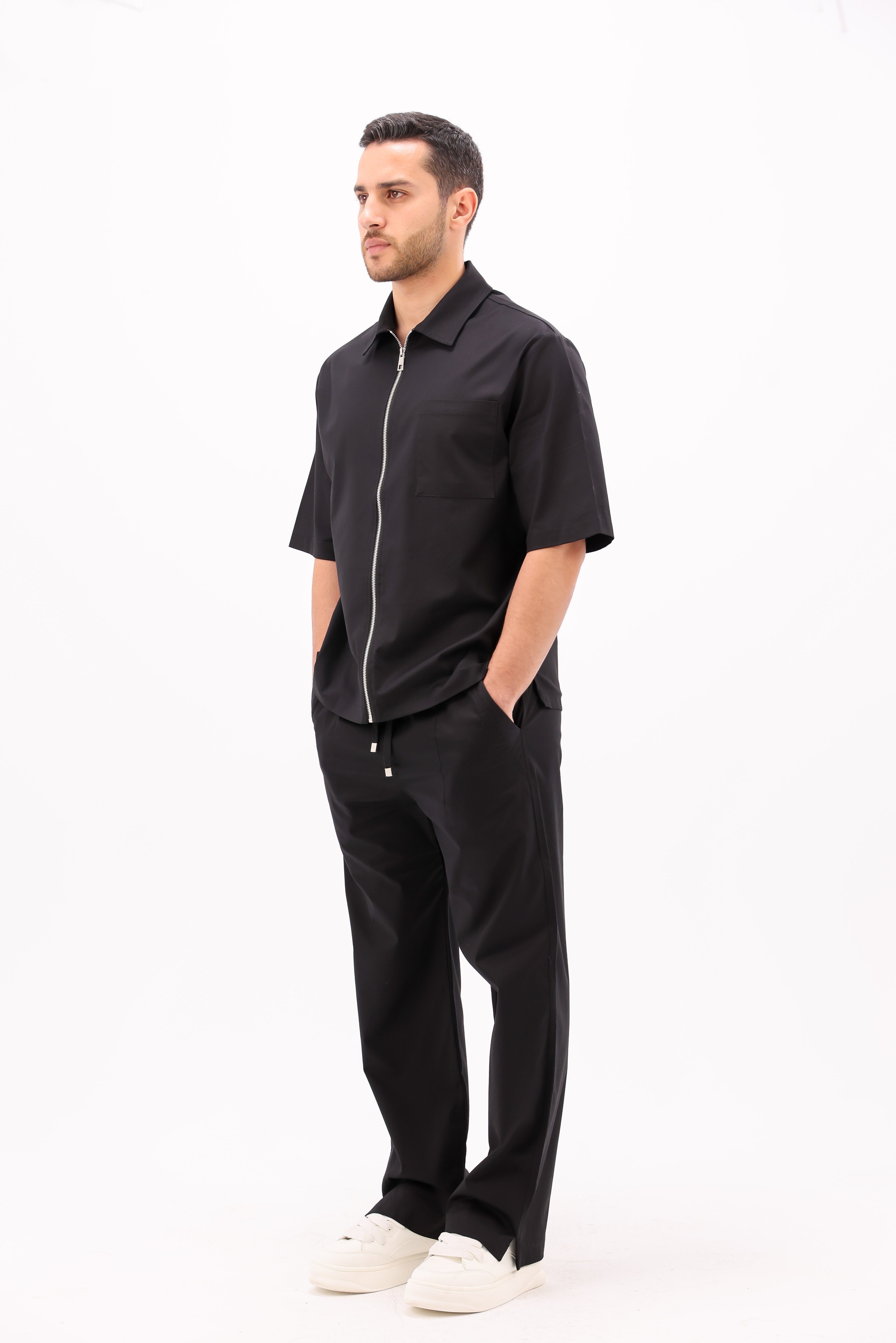 Black Gabardine Pants