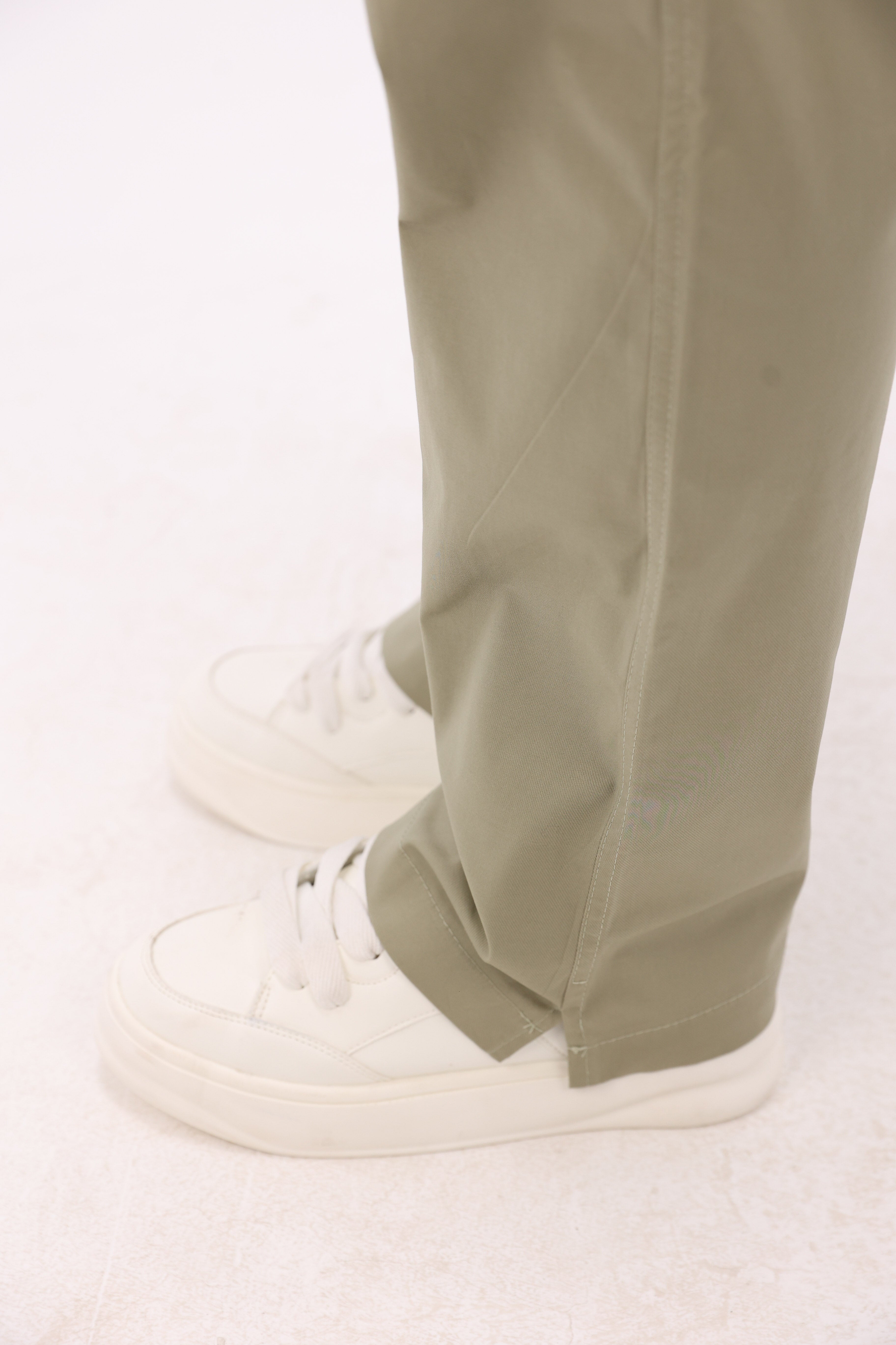 Mint Green Gabardine Pants – Comfortable & Stylish Fit