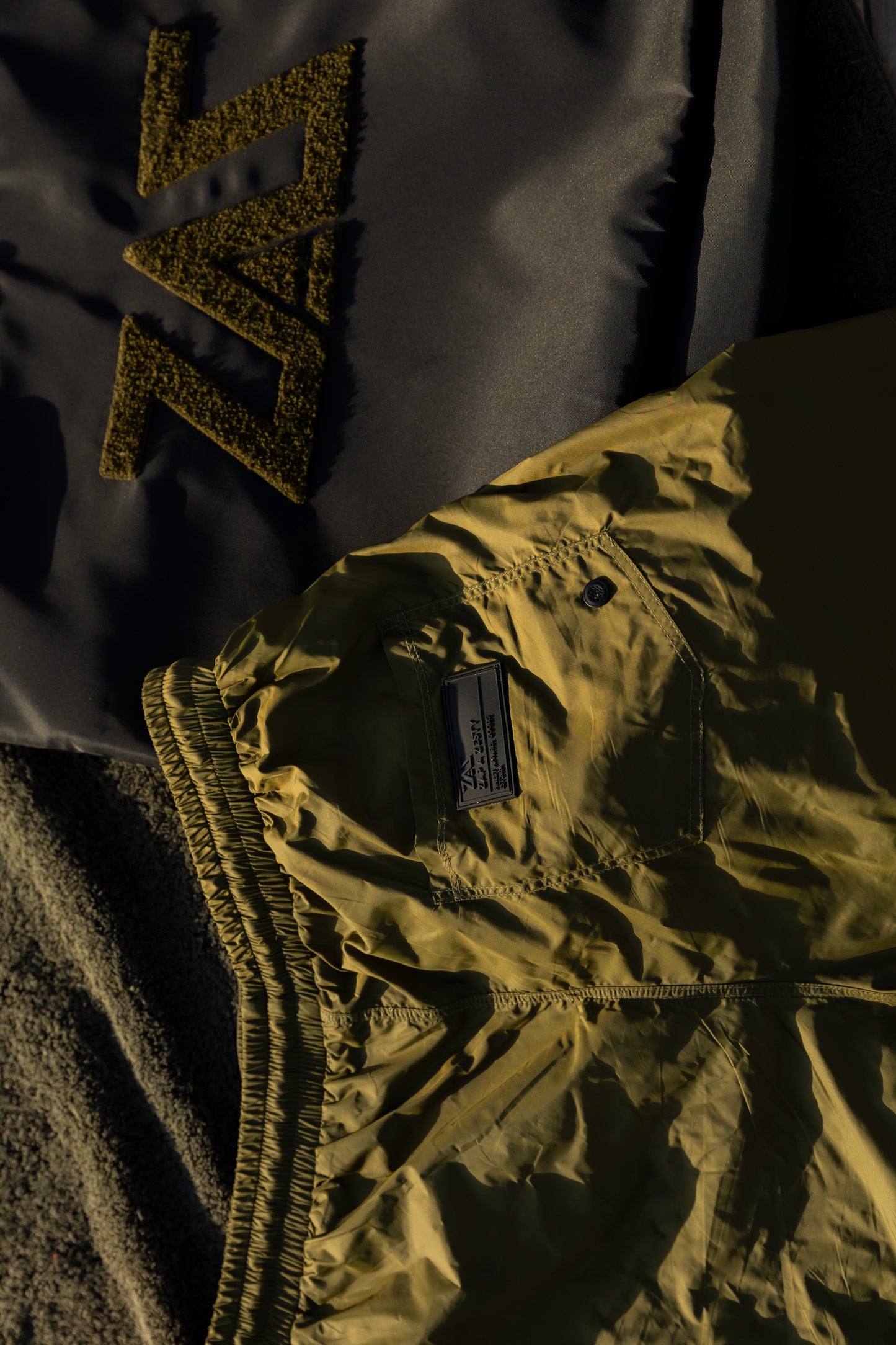 Summer beach bag-Coastal Olive