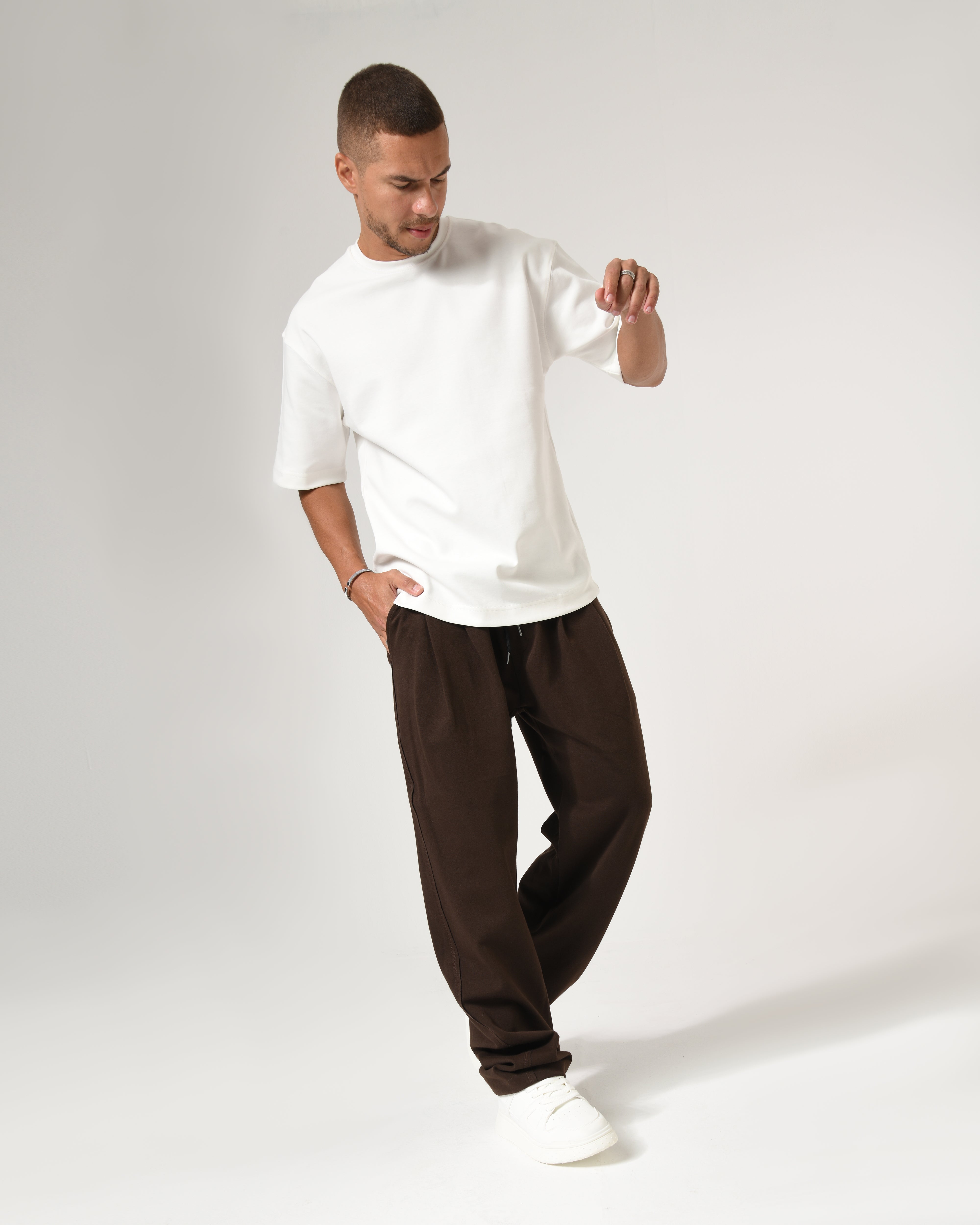 Relaxed Wide Leg Pants