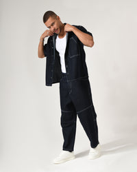 Denim Shirt & Pants Set