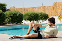 Summer beach towel-Black