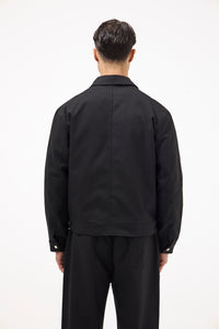 Black Box Fit Gabardine Jacket – Modern & Stylish