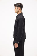 Black Box Fit Gabardine Jacket – Modern & Stylish