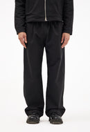 Black Wide Leg Gabardine Pants – Smart & Comfortable Trousers