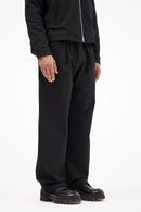 Black Wide Leg Gabardine Pants – Smart & Comfortable Trousers