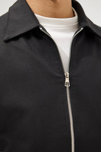 Black Gabardine Stylish Set – Coordinated Shirt & Pants