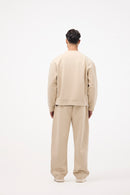 Basic Oversized Casual Set – Beige