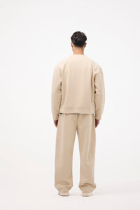 Basic Oversized Casual Set – Beige