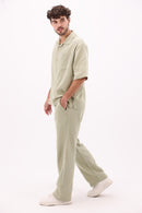 Mint Green Linen Pants