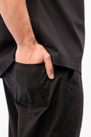 Black Gabardine Pants