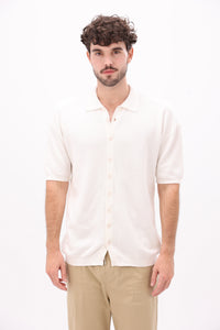 White Knitted Shirt