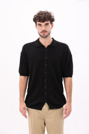 Black Knitted Shirt