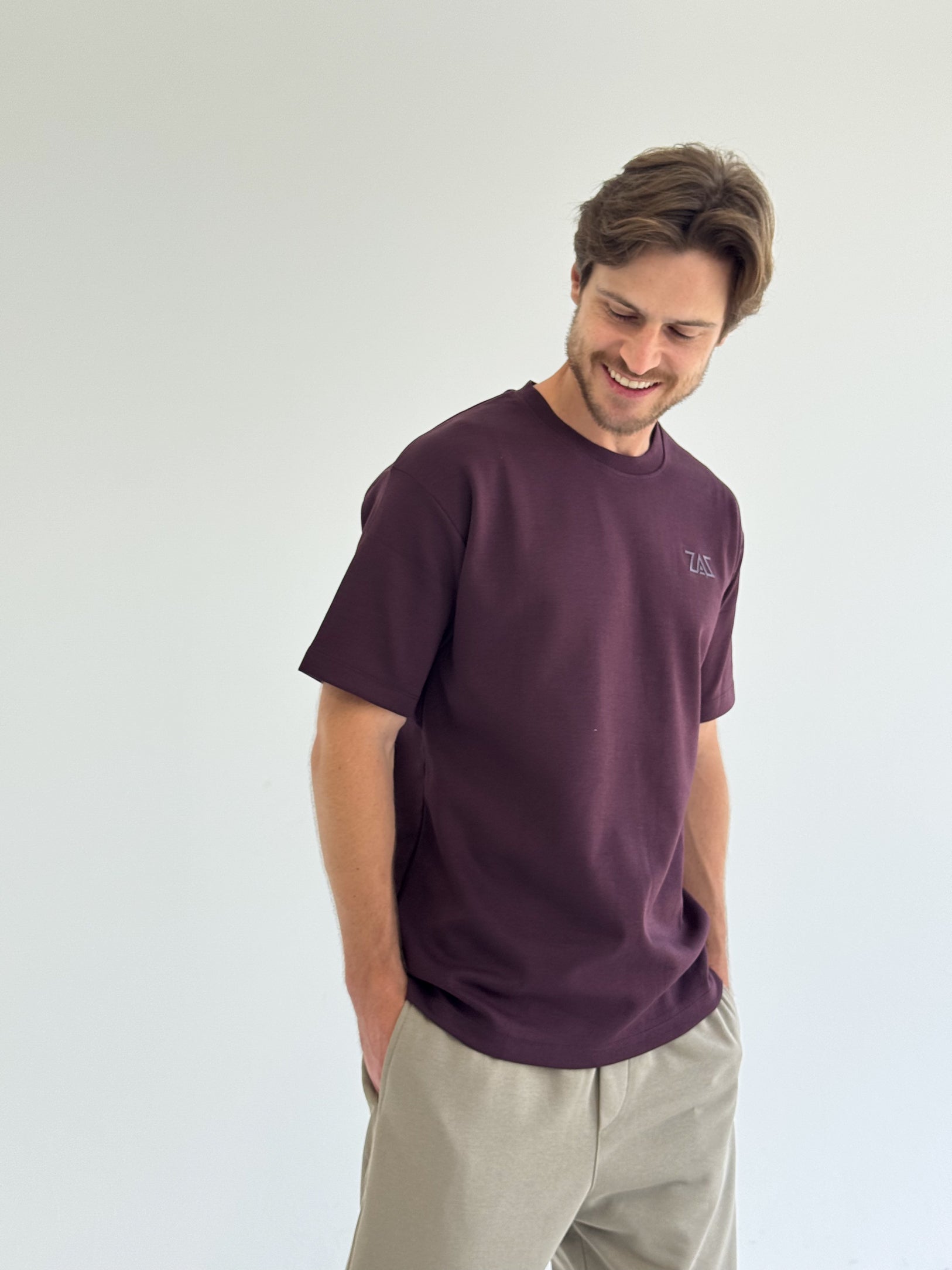 ZAZ premium tee - Eggplant