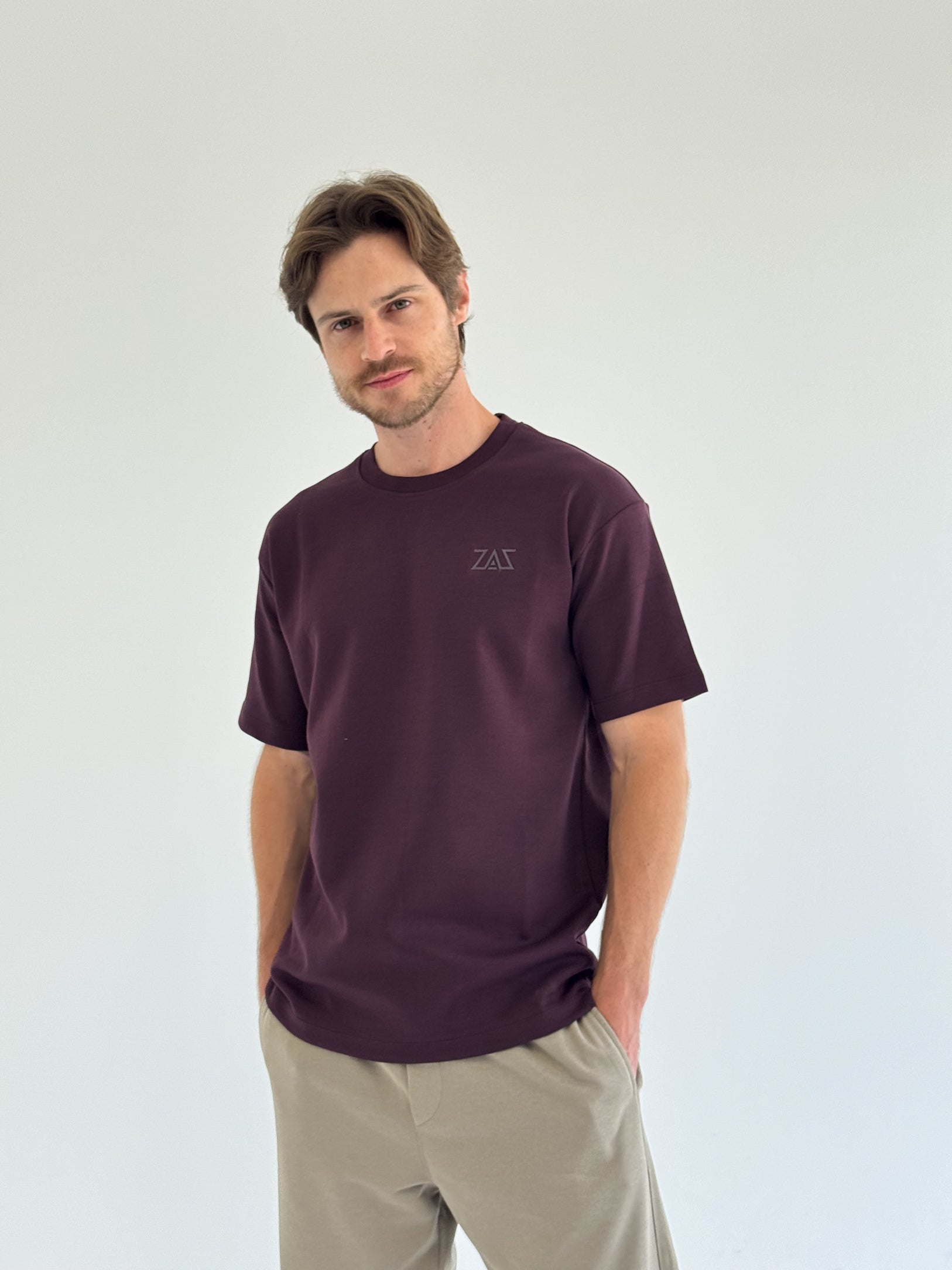 ZAZ premium tee - Eggplant