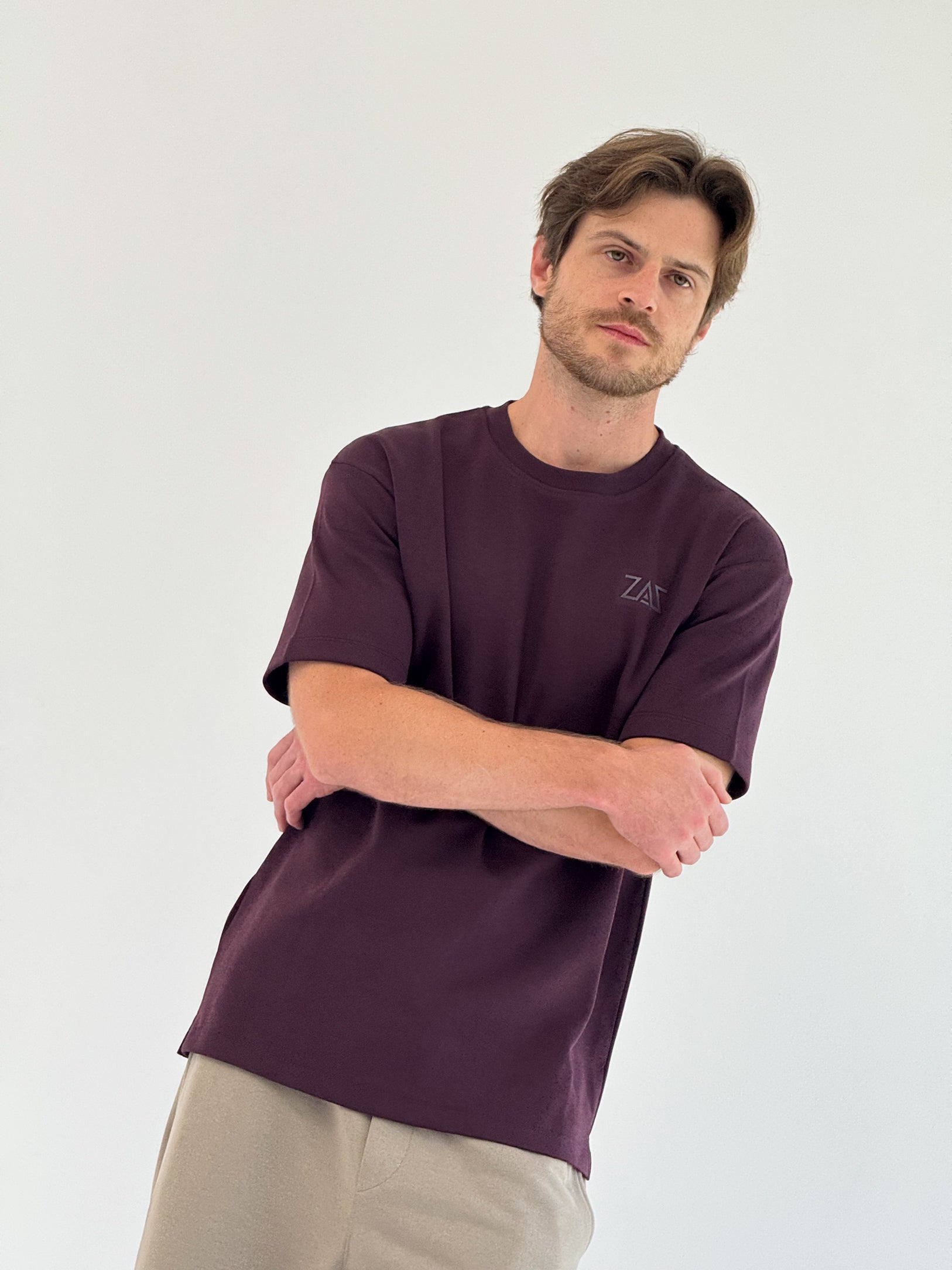 ZAZ premium tee - Eggplant