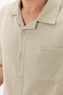 Mint Green Linen Shirt