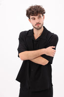 Black Linen Shirt