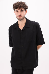 Black Linen Shirt