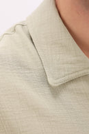 Mint Green Linen Shirt