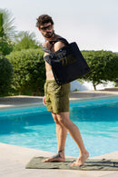 Summer beach bag-Coastal Olive