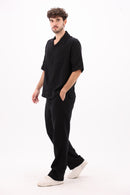 Black Linen Shirt