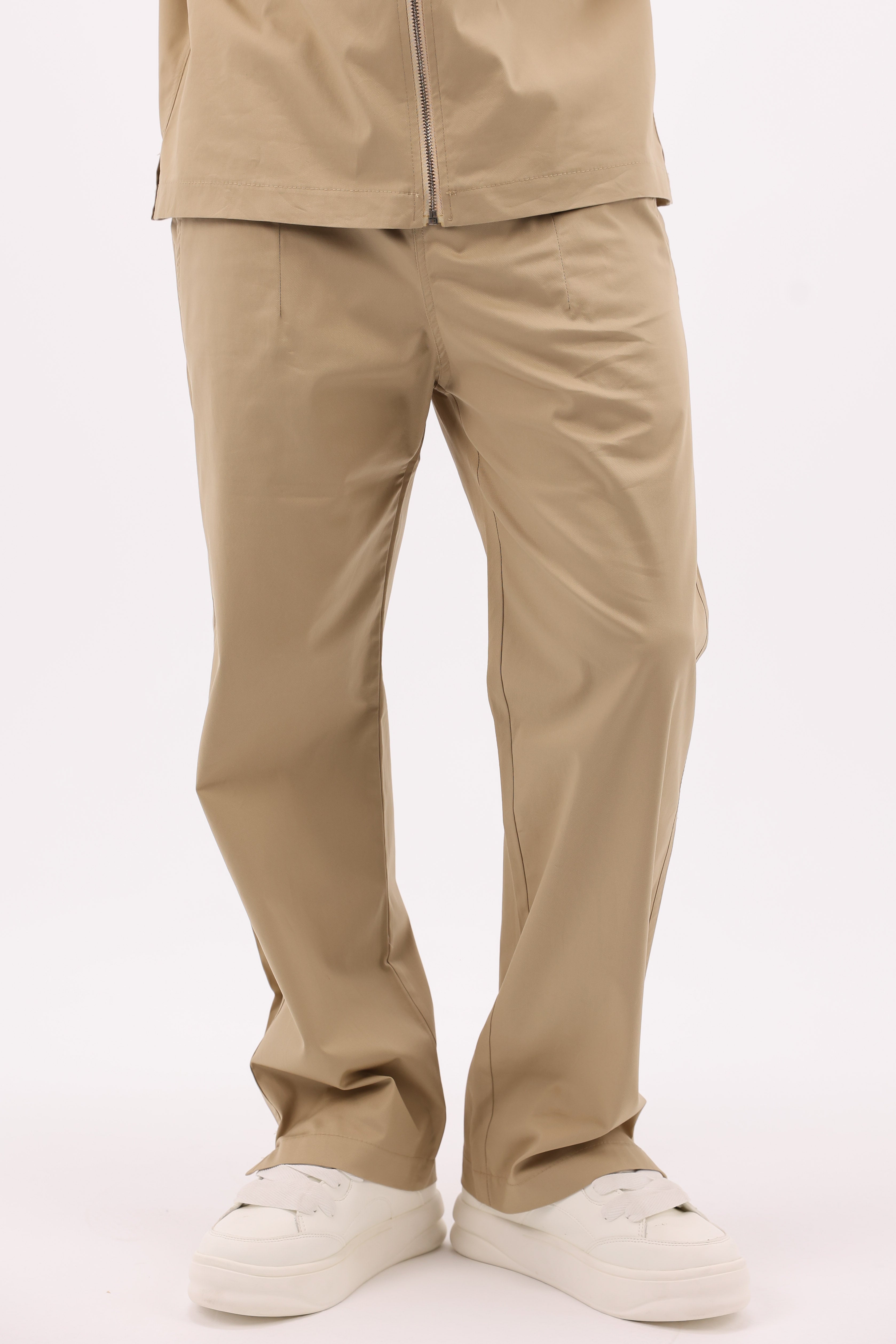 Beige Gabardine Pants