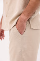 Beige Linen Pants