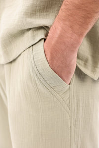 Mint Green Linen Pants