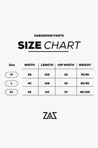 Black Wide Leg Gabardine Pants – Smart & Comfortable Trousers