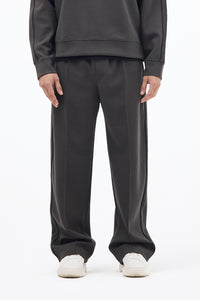 Wide Leg Cotton Pants – Grey