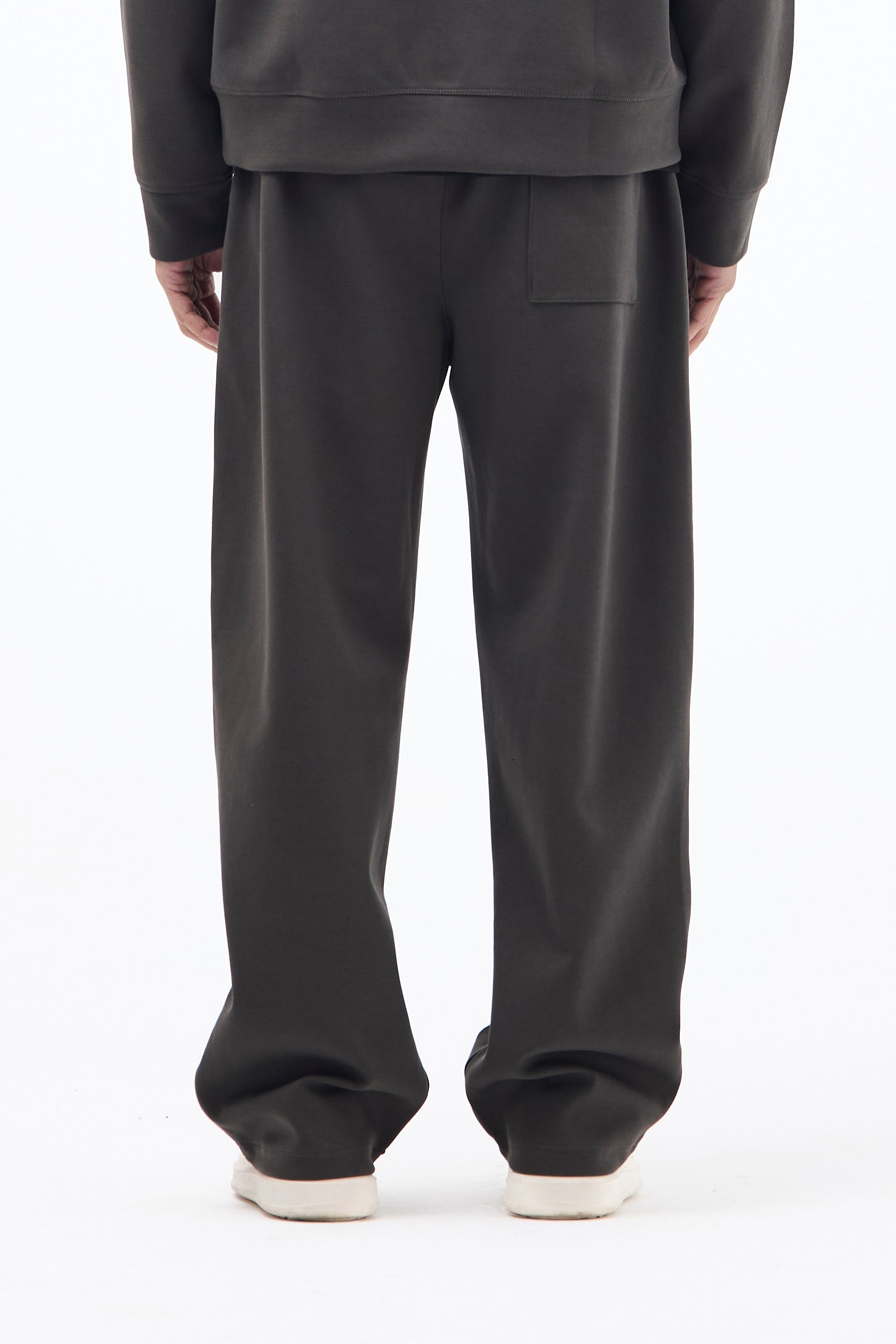 Wide Leg Cotton Pants – Grey