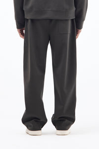 Wide Leg Cotton Pants – Grey