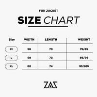 Men’s Buttoned Fur Jacket – Beige